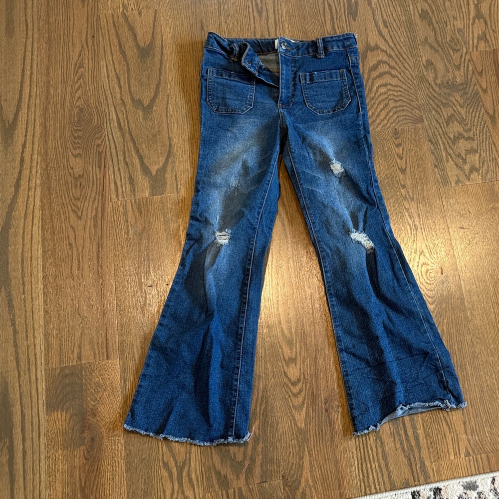 Jessica Simpson Distressed Blue Jeans
